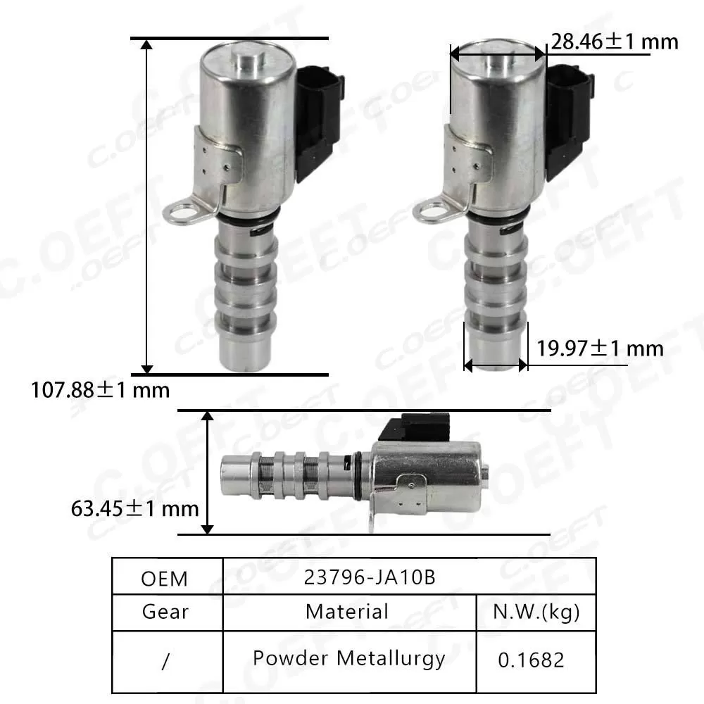 For Nissan New Camshaft Adjuster Control Valve Engine Timing Oil Control Valve Oil Control Valve 23796-JA10B