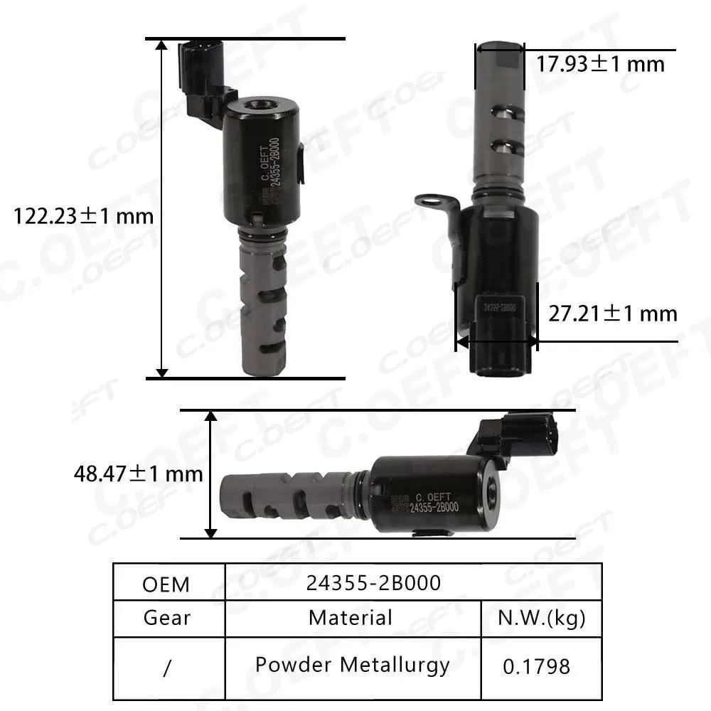 For Hyundai Elantra New Automatic Camshaft Adjuster Control Valve Engine Timing Oil Control Valve Oil Control Valve 24355-2B000