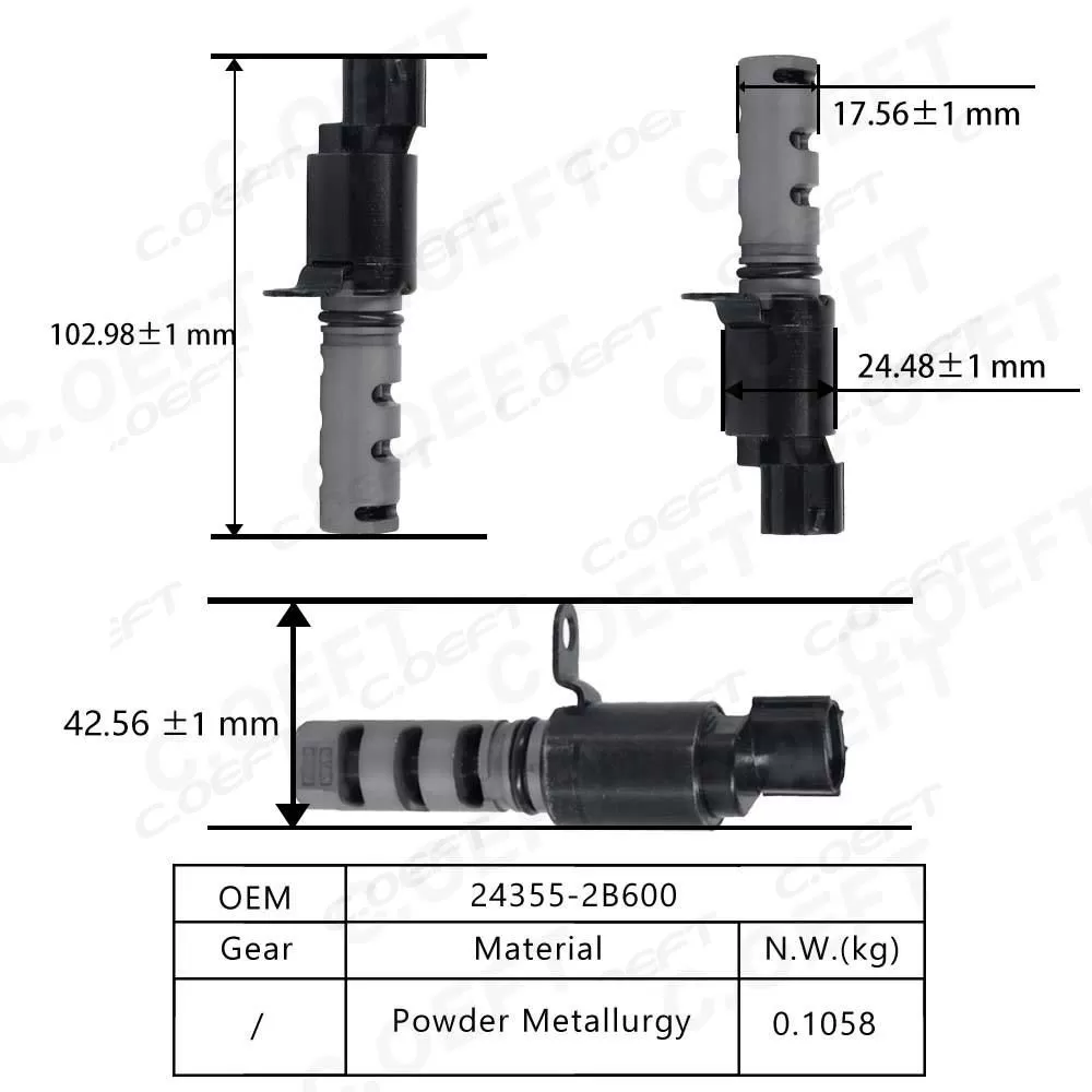For Hyundai Elantra New Engine Timing Oil Control Valve Automatic Camshaft Adjuster Control Valve 24355-2B600