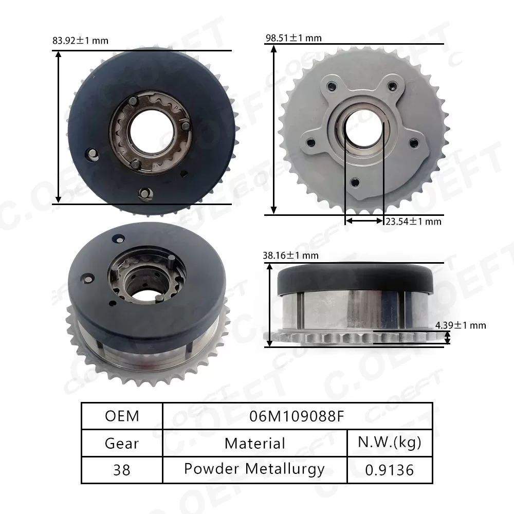 For Audi 3.0  VW Volkswagen 3.0 VVT Timing Gear (exhaust) 06M109088F