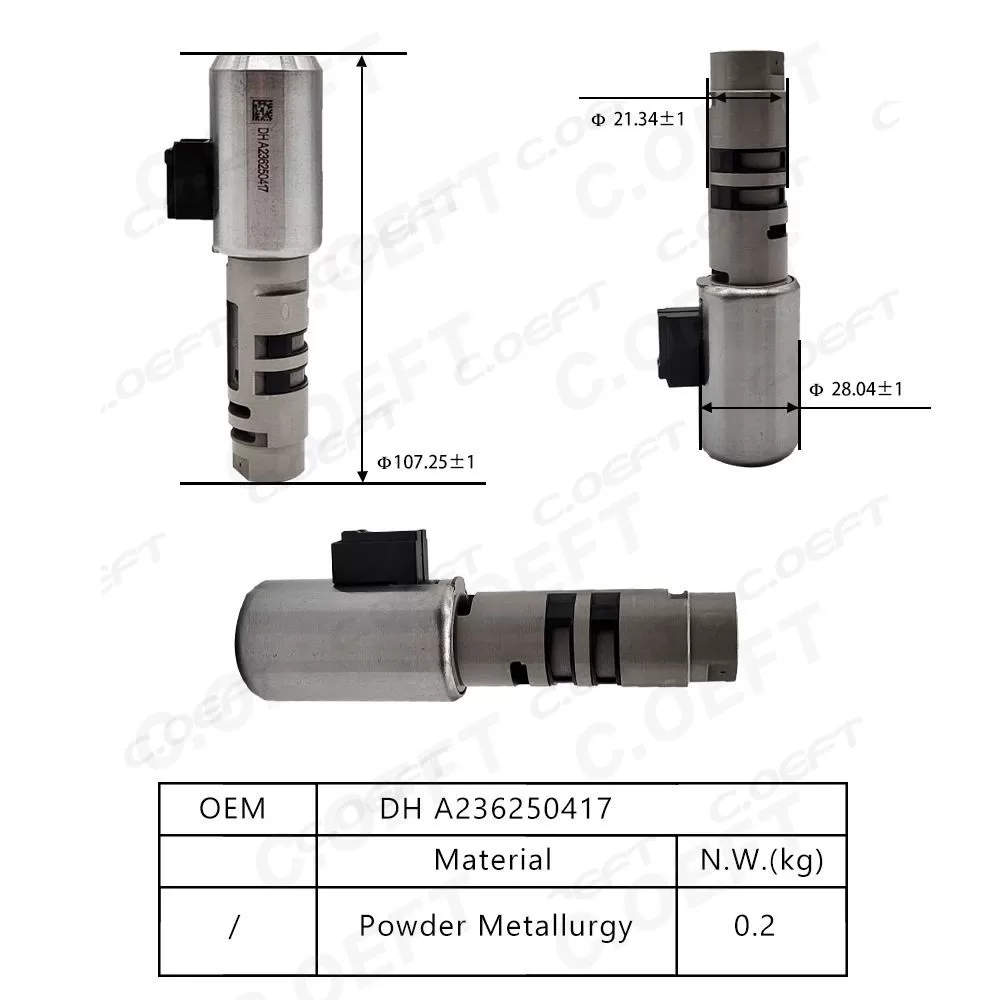 For Dongan 6AT Transmission Solenoid Valve  DH A236250417