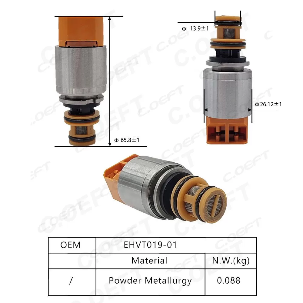 Rebuild High Quality Solenoid Valve Gearbox Solenoid Valve Transmission Control Solenoid Valve EHVT019-01 for buick