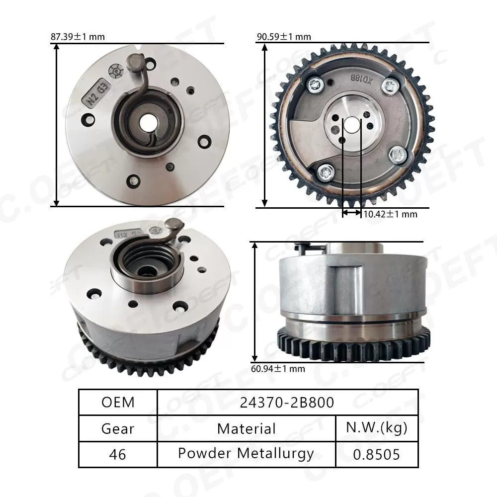 For Hyundai  Kia Korea G4FG 1.6  Variable Vavla Timing Gear 24370-2B800 for Korea