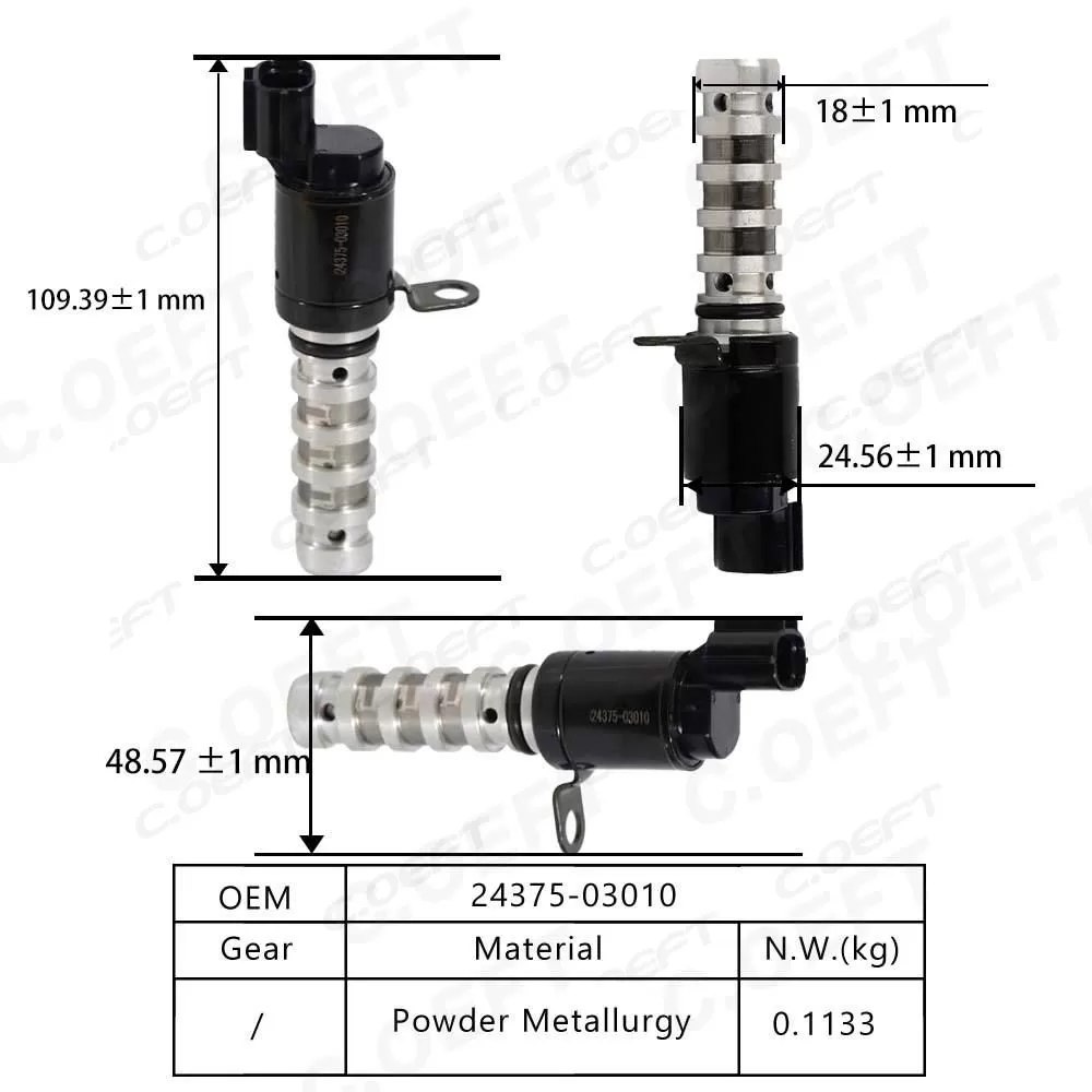 For Hyundai I10 I20 New High Quality Engine Timing Oil Control Valve Camshaft Adjuster Control Valve 24375-03010