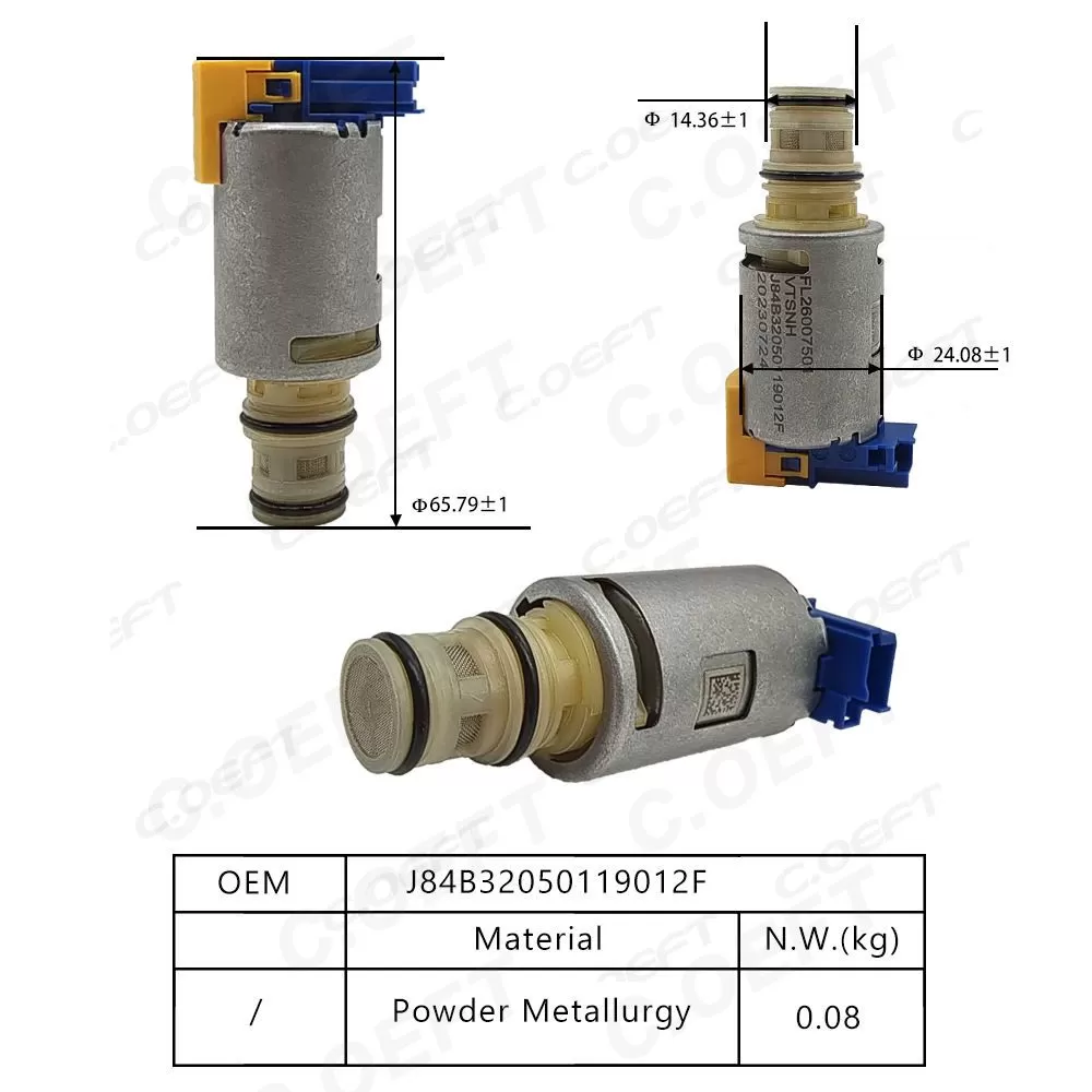 For BYD Transmission Solenoid Valve  J84B32050119012F