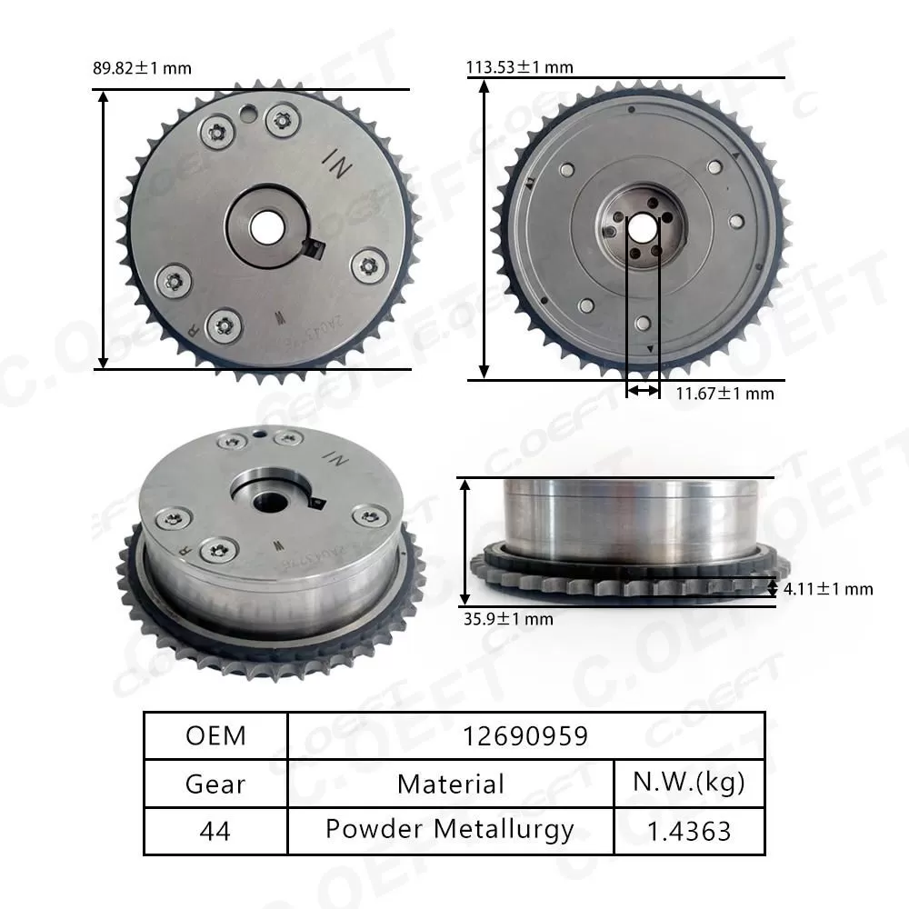 For Cadillac 3.0 VVT Timing Gear (intake) 12690959
