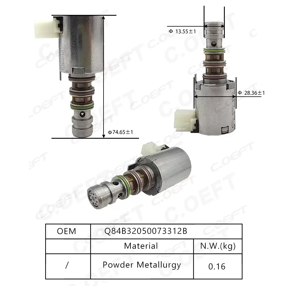 For BYD Transmission Solenoid Valve Q84B32050073312B