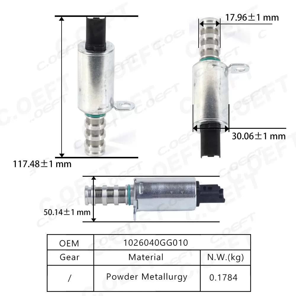 New High Quality Camshaft Adjuster Control Valve Oil Control Valve 1026040GG010 for Jianghuai Ruifeng M3