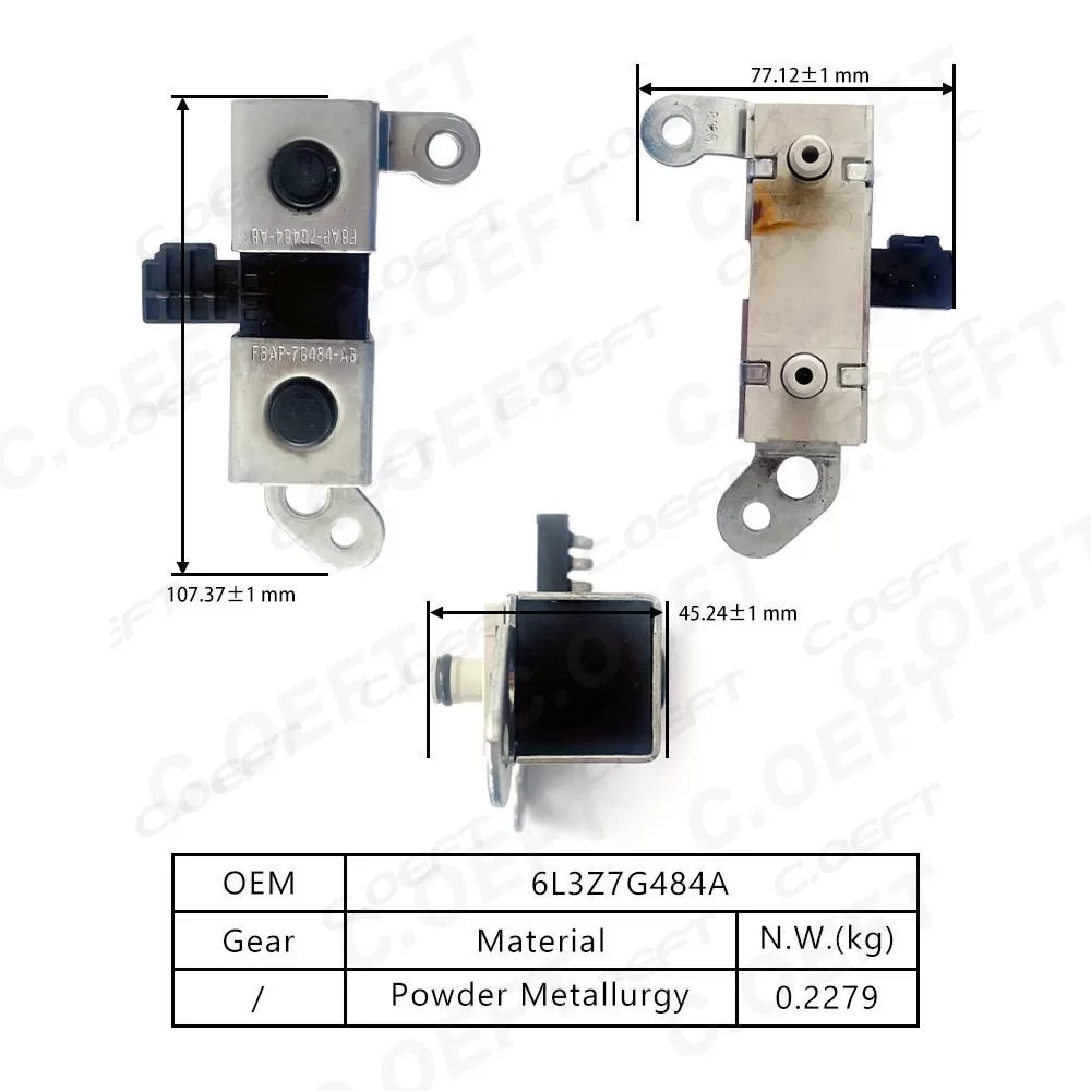 Remanufactured Auto Parts Transmission Solenoid Valve 152-0402 6L3Z7G484A Gear Boxes for Ford 4R70W