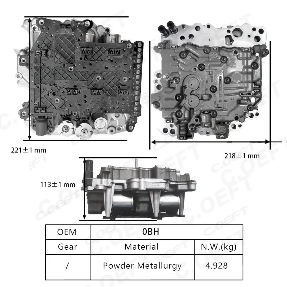 Remanufactured Factory Wholesale Gearbox Valve Body 0BH for Volkswagen