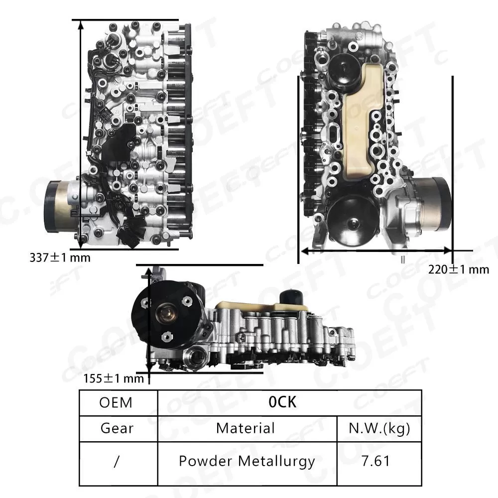 Refabrication Auto Parts Transmission Valve Body 0CK for Volkswagen