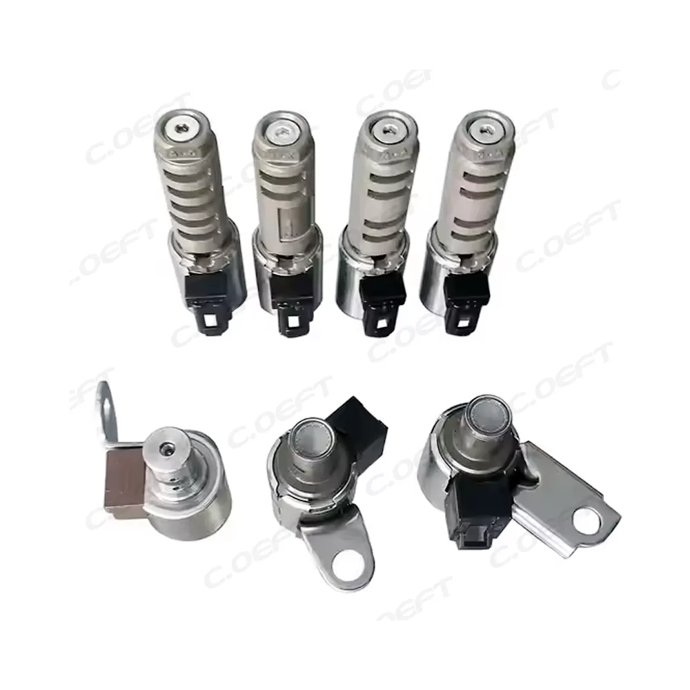 Refabricated Automatic Transmission Valve Transmission Solenoid Set Genuine Solenoid Assy U150E U151EU250E 7PCS for Toyota Lexus