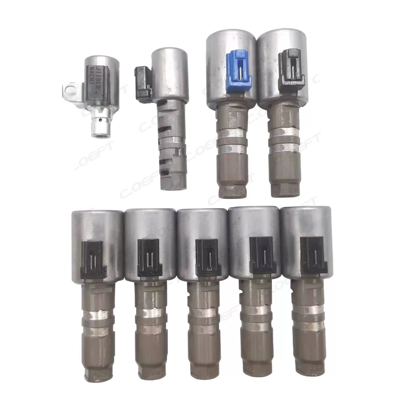 Refurbished Automatic Transmission Solenoid Set Transmission Valve Genuine Solenoid Assy UA80 9PCS/SET for Toyota Lexus
