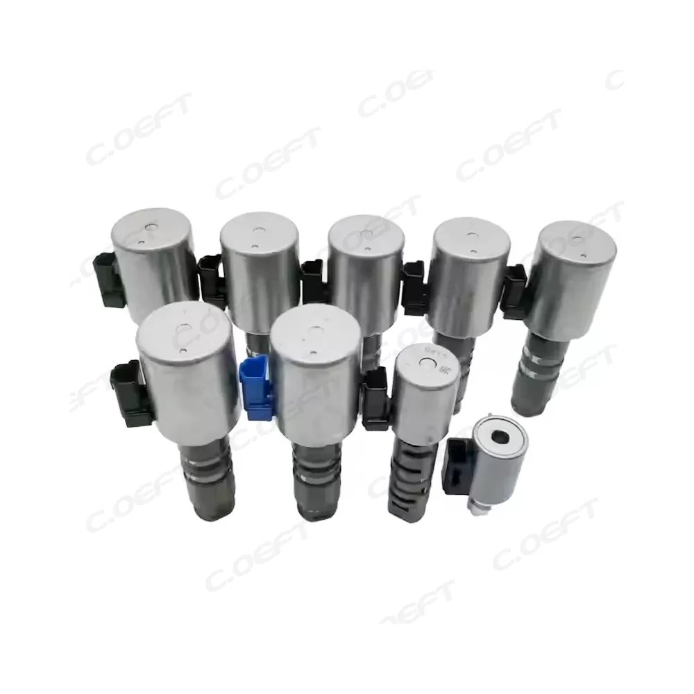 Refurbished Automatic Transmission Solenoid Set Transmission Valve Genuine Solenoid Assy UA80 9PCS/SET for Toyota Lexus