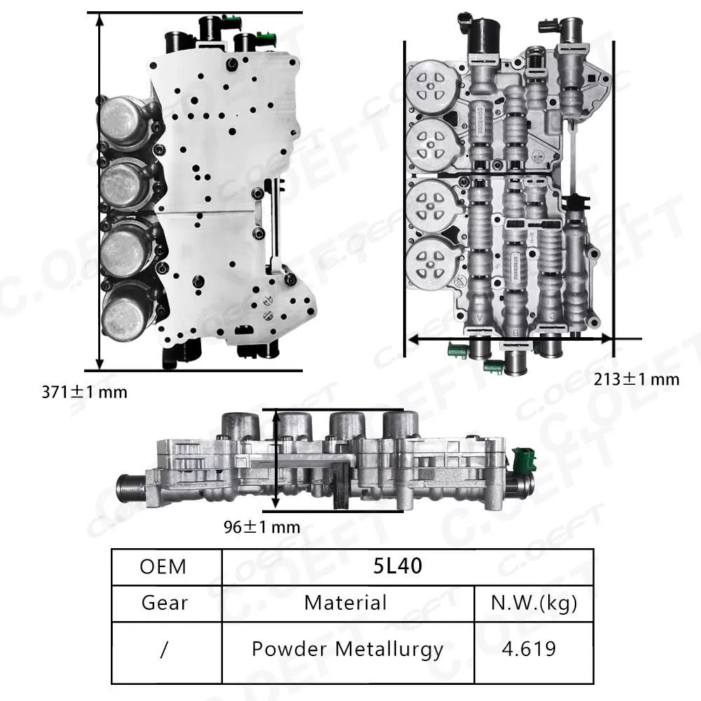 Refabricated Factory Wholesale Transmission Valve Body 5L40 for Buick