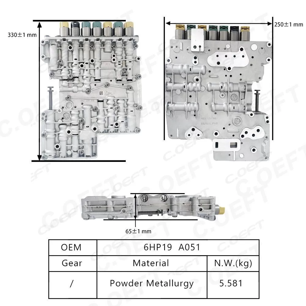 Wholesale for BMW 6HP19(A051) Transmission Valve Body Assembly From Refabrication Factory Gear Boxes Product Category