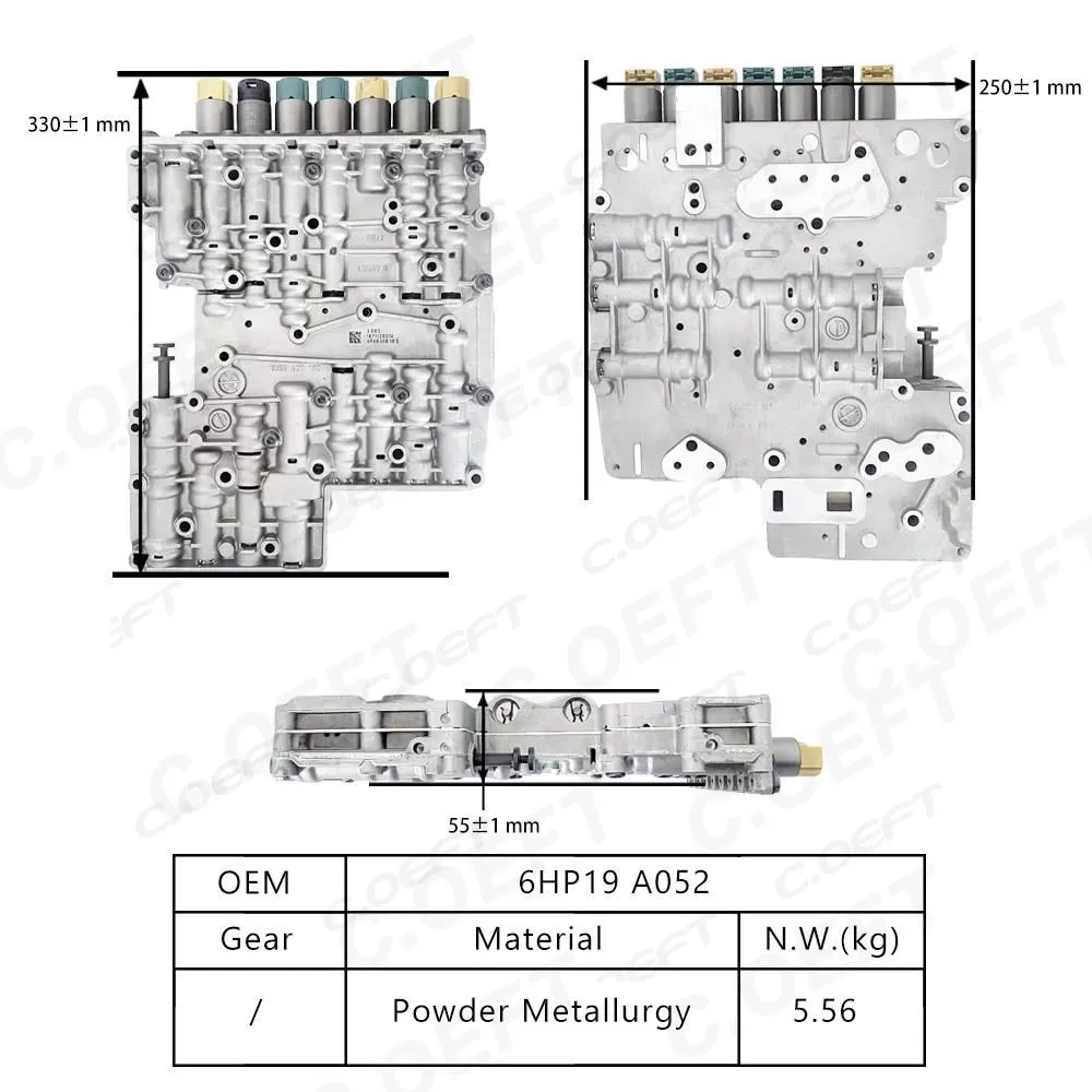 Refabrication Factory Wholesale Transmission Valve Body Assembly 6HP19(A052) for BMW
