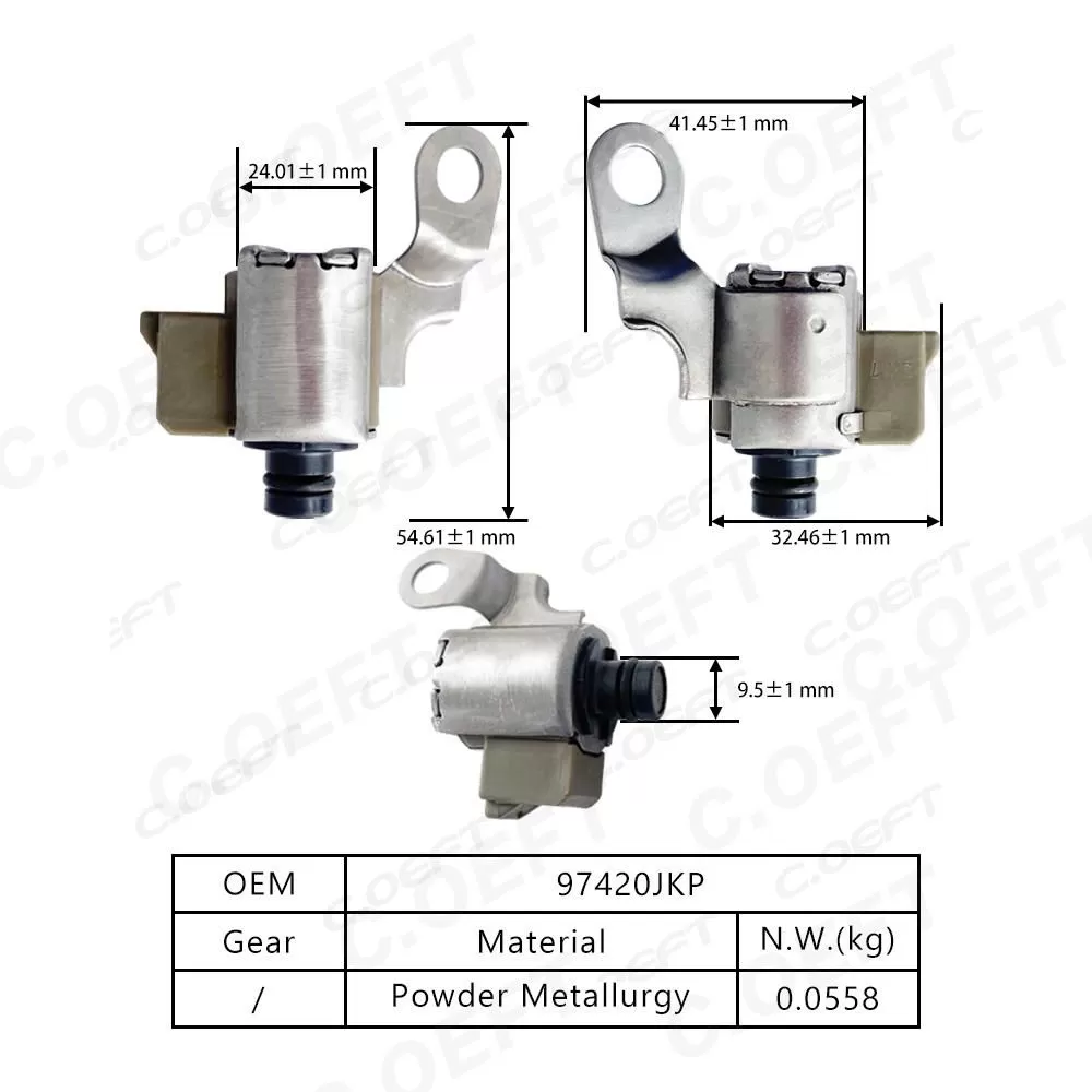 Auto Parts Rebuild Automatic Transmission Solenoid 97420JKP Gear Boxes for Toyota A340E