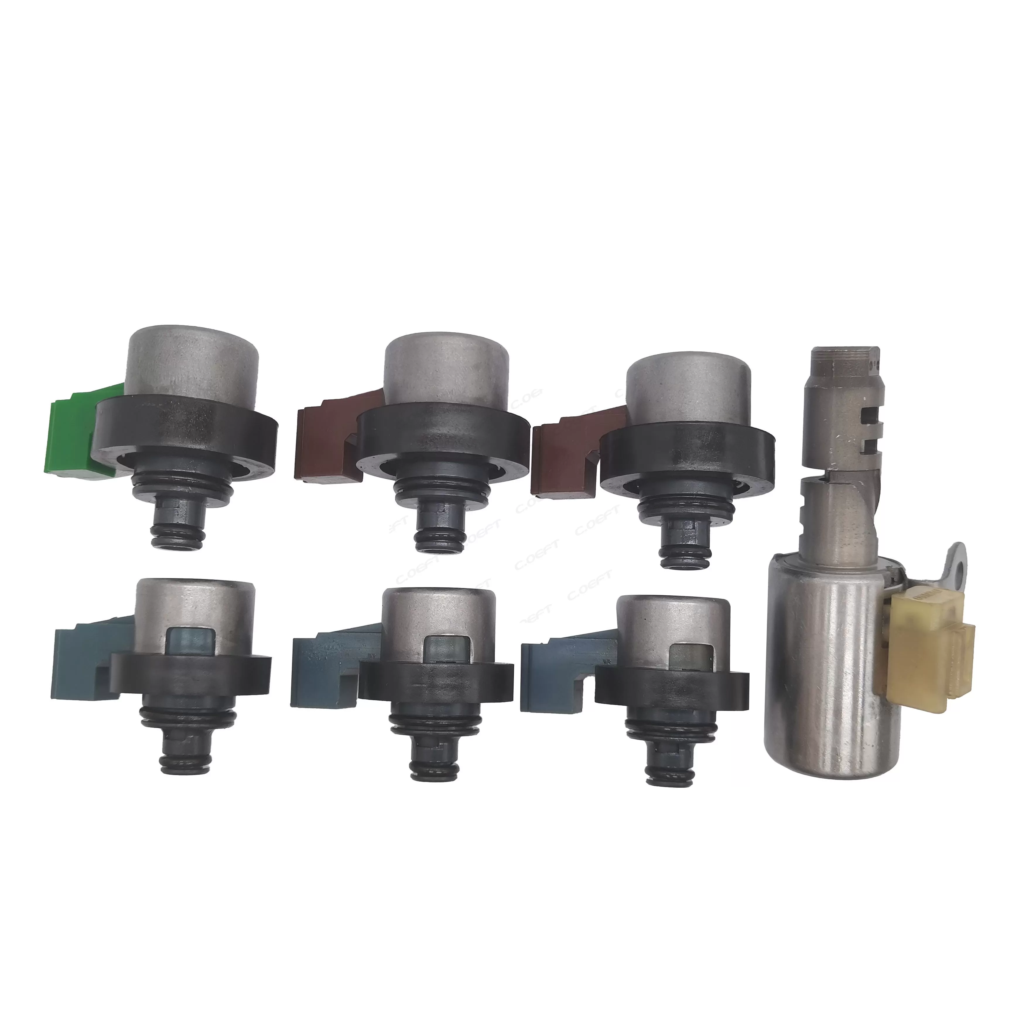 Refabrication High Quality Transmission Solenoid Set Gearbox Solenoid Valve Transmission Valve 7PCS/SET 4EAT for Subaru