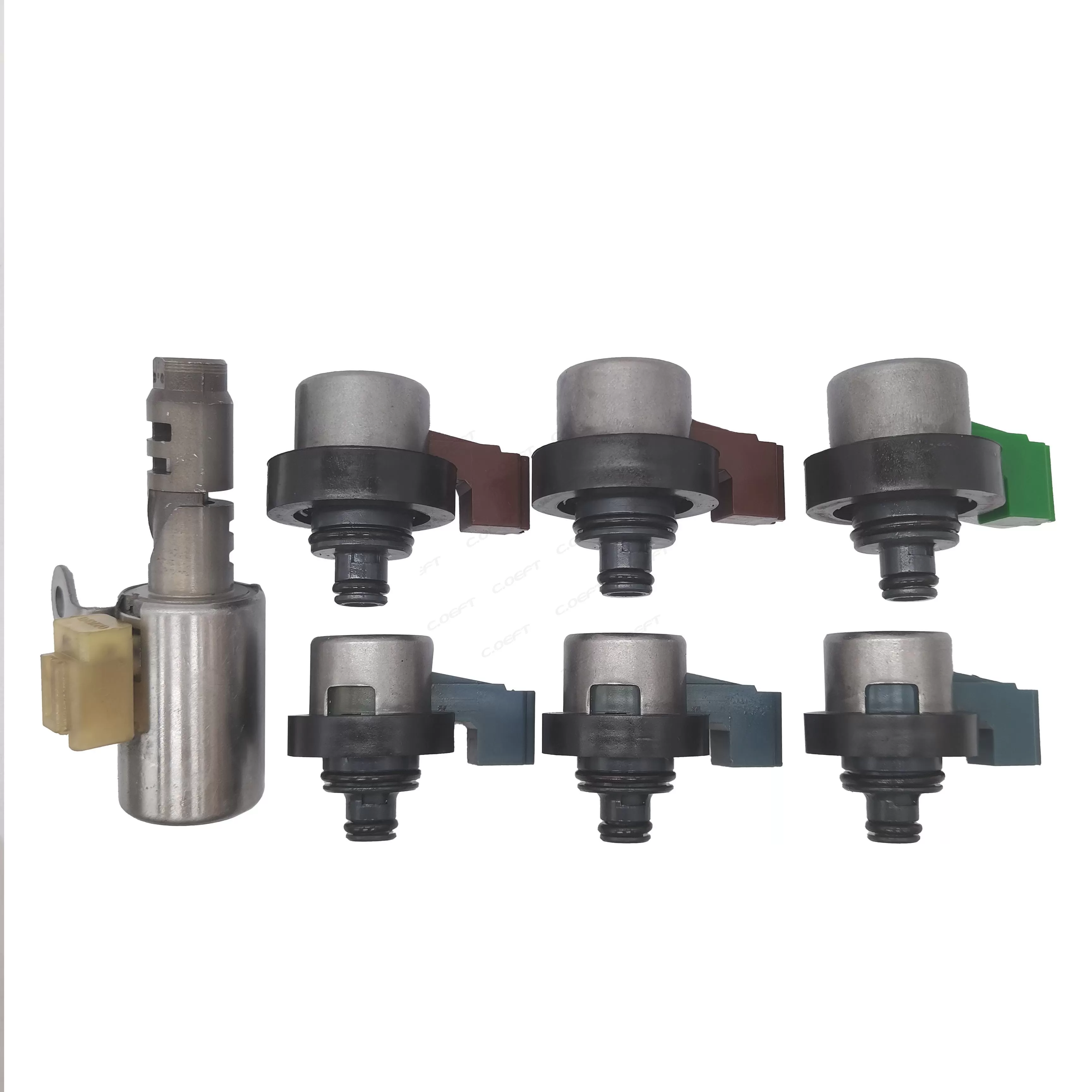 Refabrication High Quality Transmission Solenoid Set Gearbox Solenoid Valve Transmission Valve 7PCS/SET 4EAT for Subaru