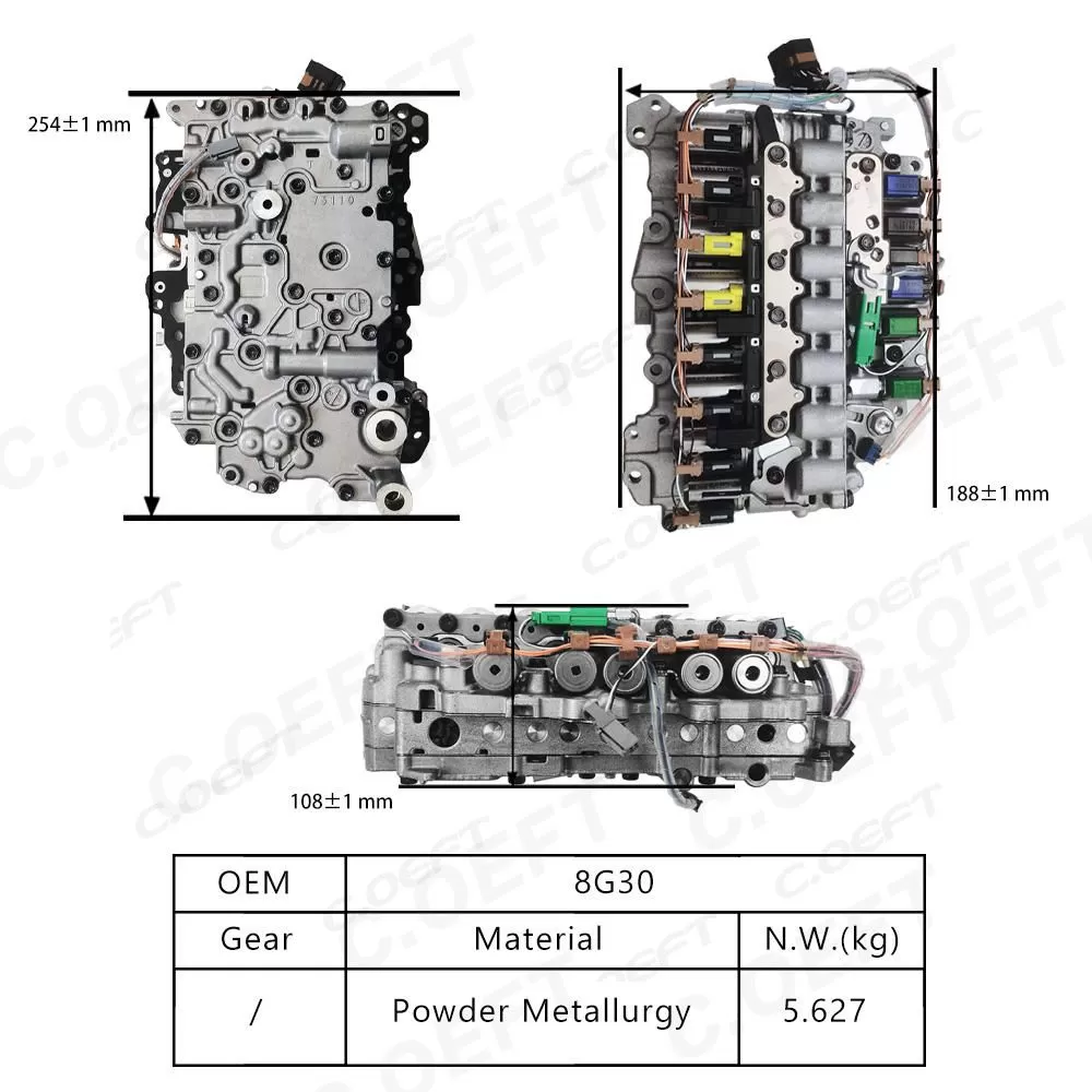Remanufactured High Quality Transmission Valve Body 8G30 for Volvo