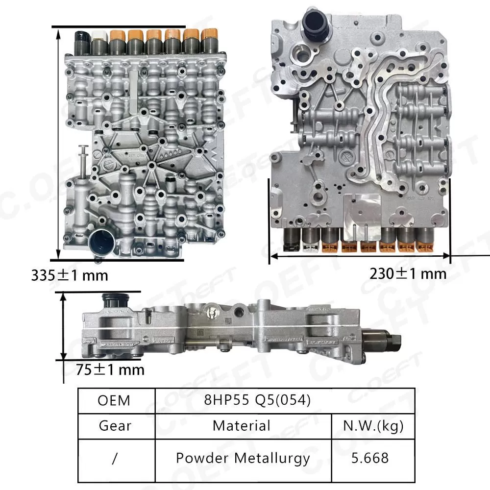 Refabricated High Quality Transmission Valve Body 8HP55 Q5(054) for Audi Q5