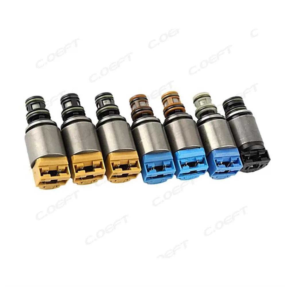Refabrication Factory Wholesale Transmission Solenoid Set Gearbox Valve Kit 6HP19 7PCS/SET for BMW