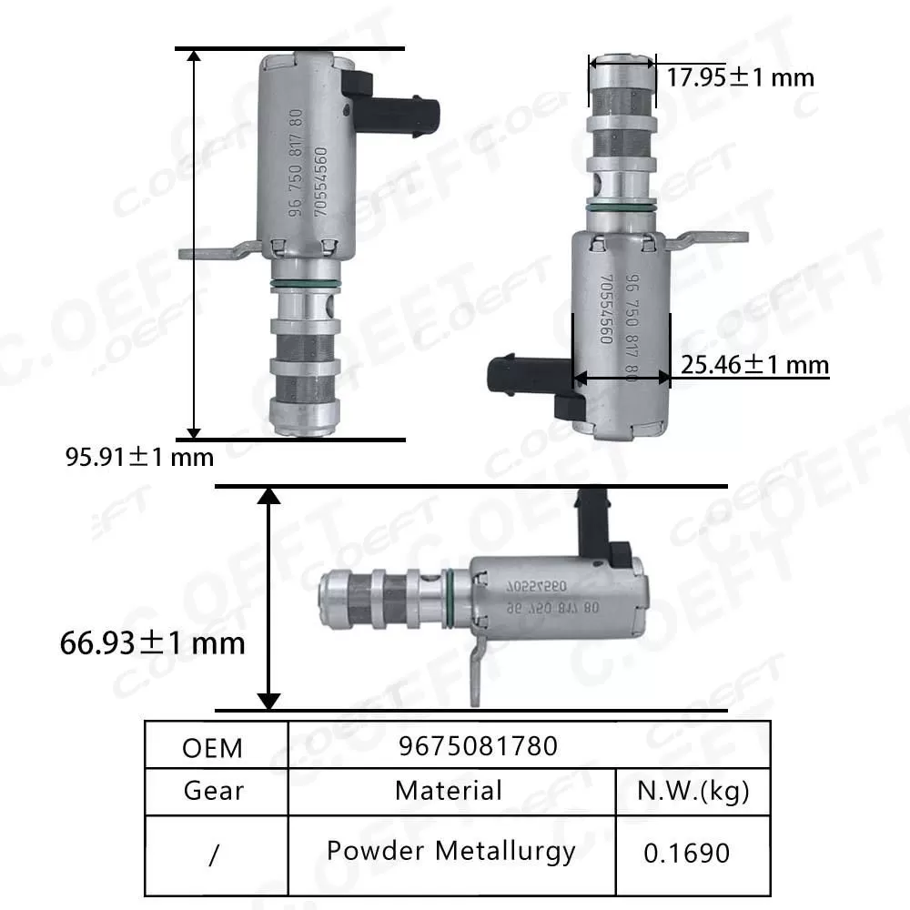 For Peugeot New High Quality Oil Control Valve Camshaft Position Actuator Solenoid Valve 9675081780