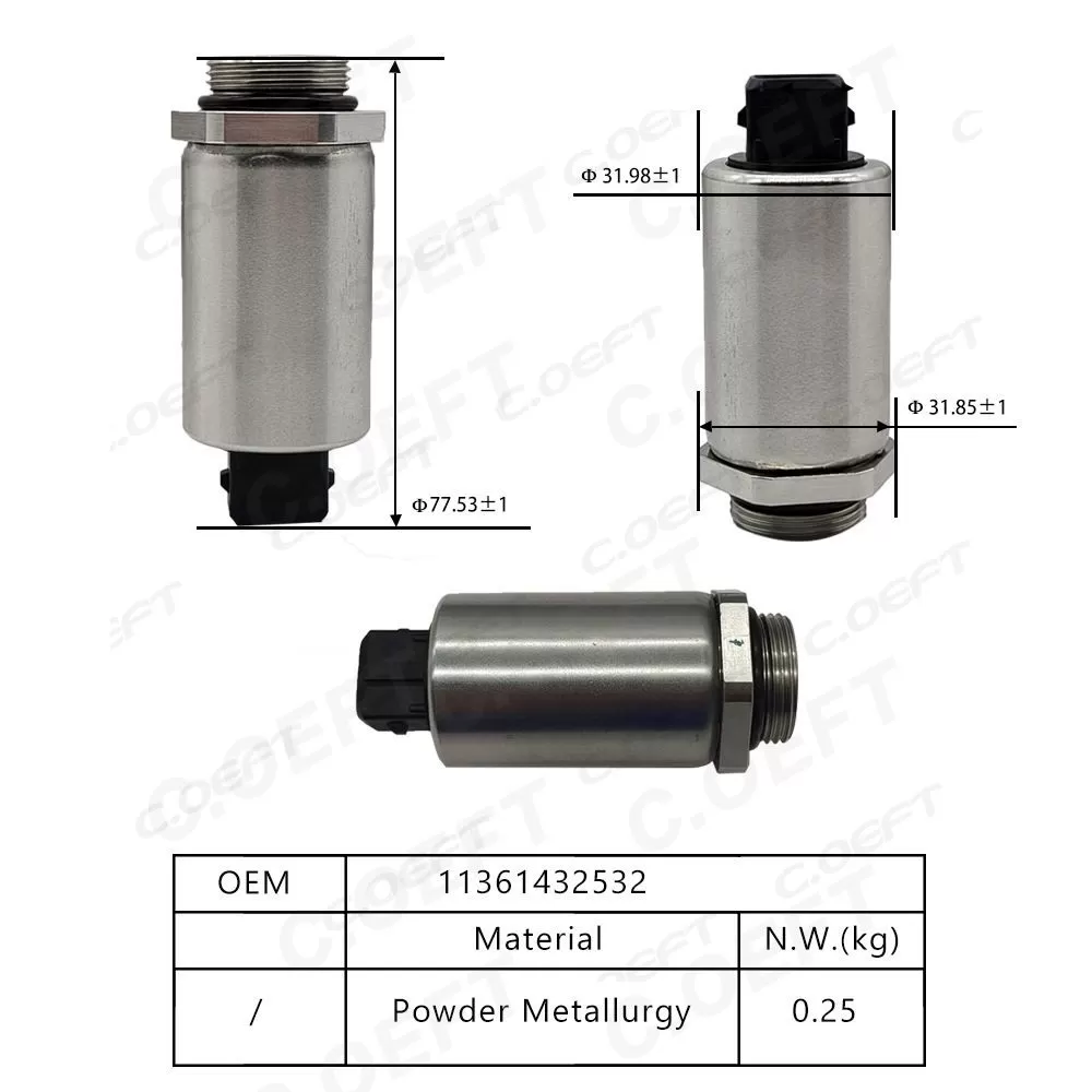 New High Quality Camshaft Adjuster Control Valve Engine Timing Oil Control Valve 11361432532 for BMW