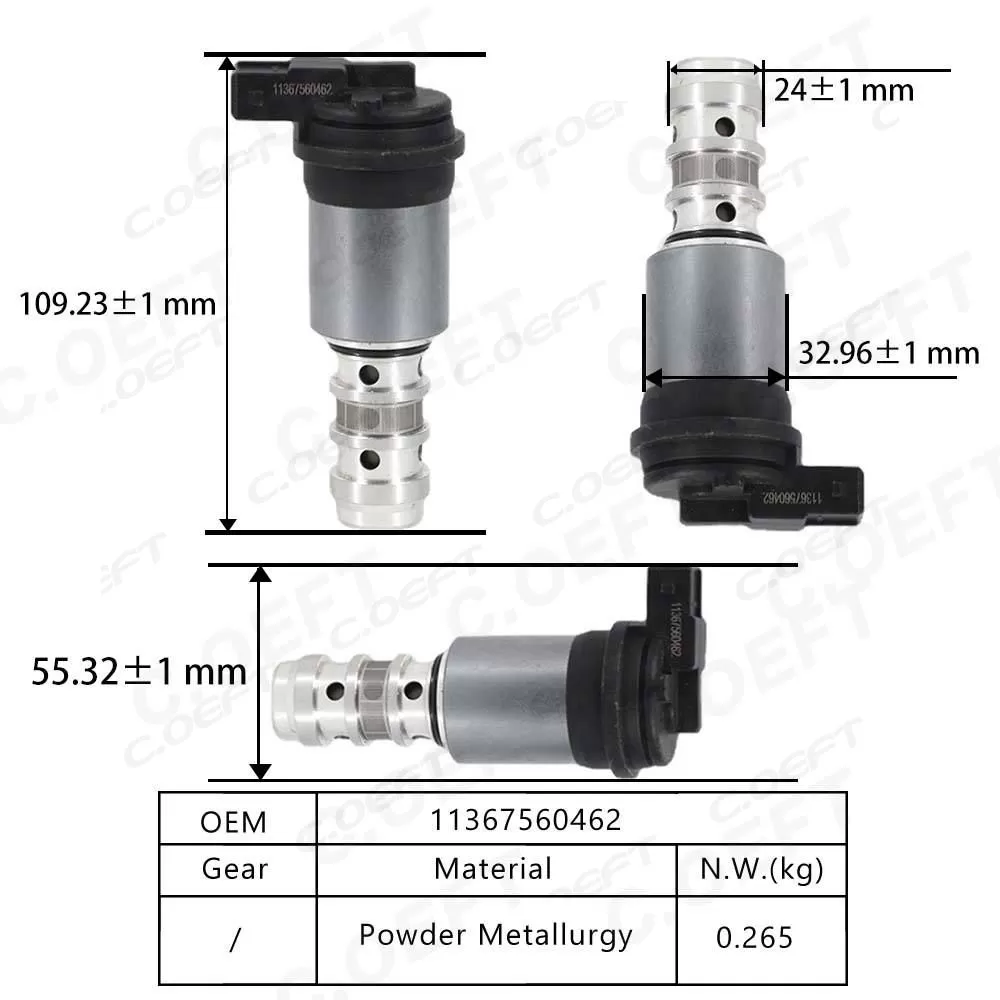New High Quality Oil Control Variable Valve Engine Timing Oil Control Valve 11367560462 for BMW