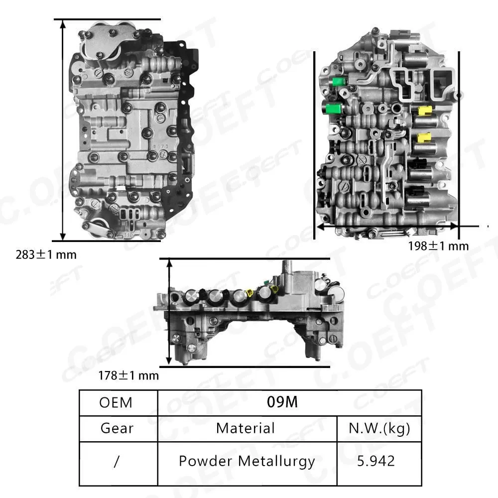 Rebuild High Quality Transmission Valve Body 09M for Volkswagen Audi
