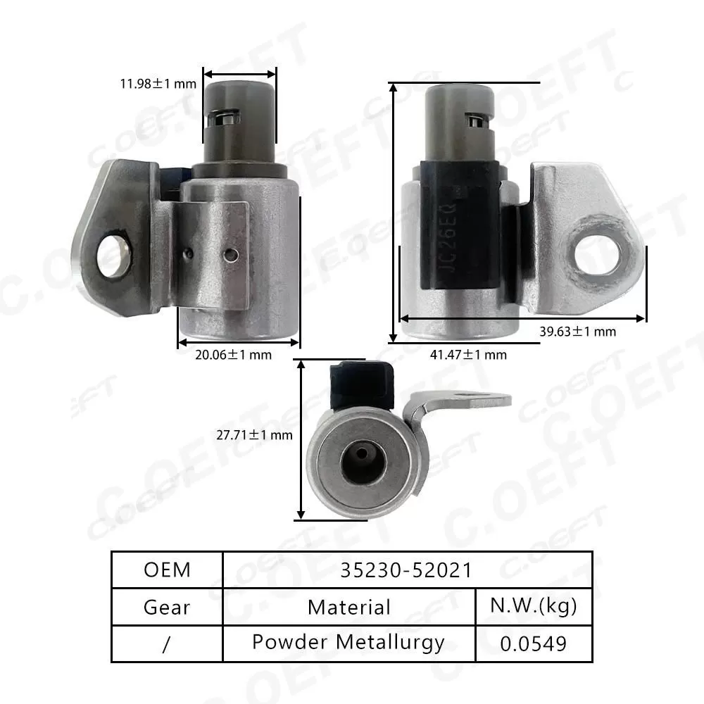 Automatic Transmission Solenoid 35230-52021 Rebuild Auto Parts for Toyota A340 Gear Boxes
