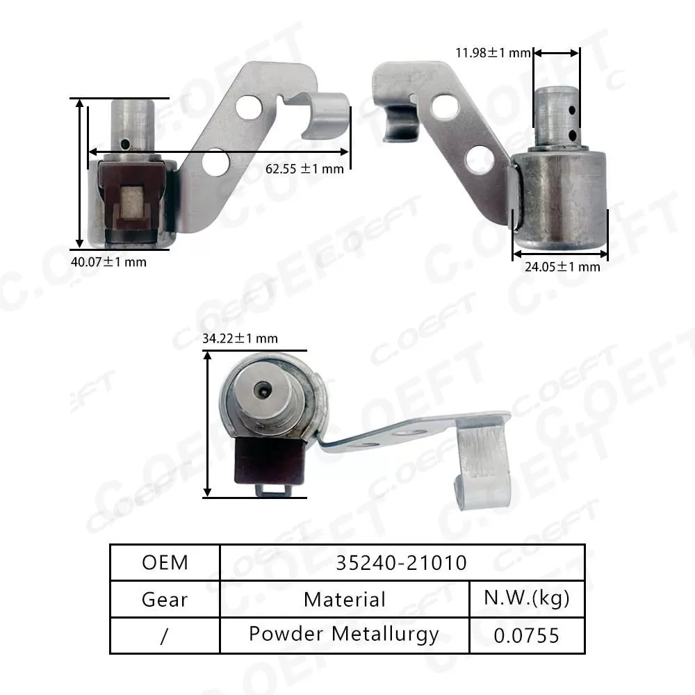 Refabrication High Quality Transmission Solenoid Valve 35240-21010 for Toyota RAV4 U241E