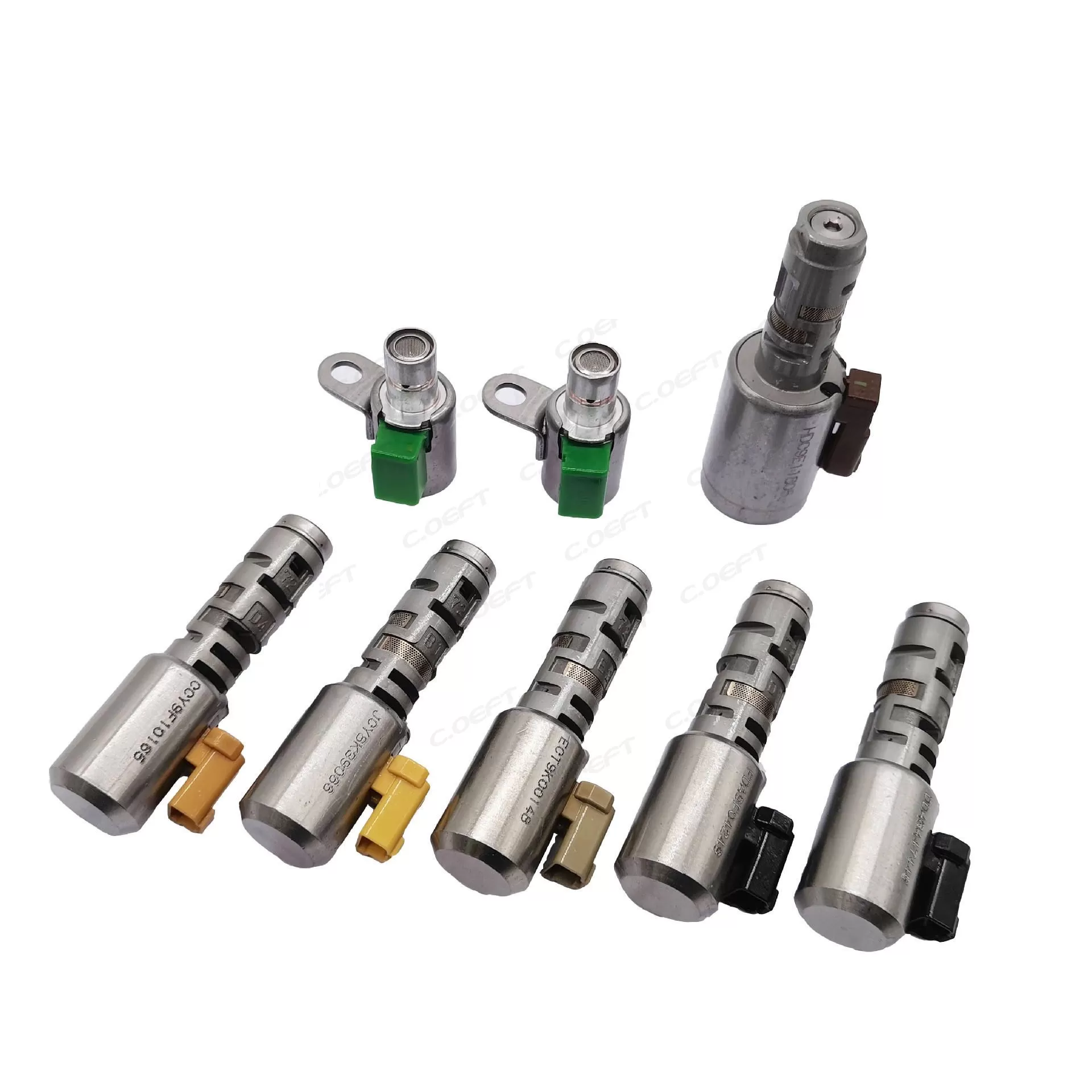 Rebuild Auto Parts Transmission Valve Transmission Solenoid Set 09D 8PCS/SET for Volkswagen Audi