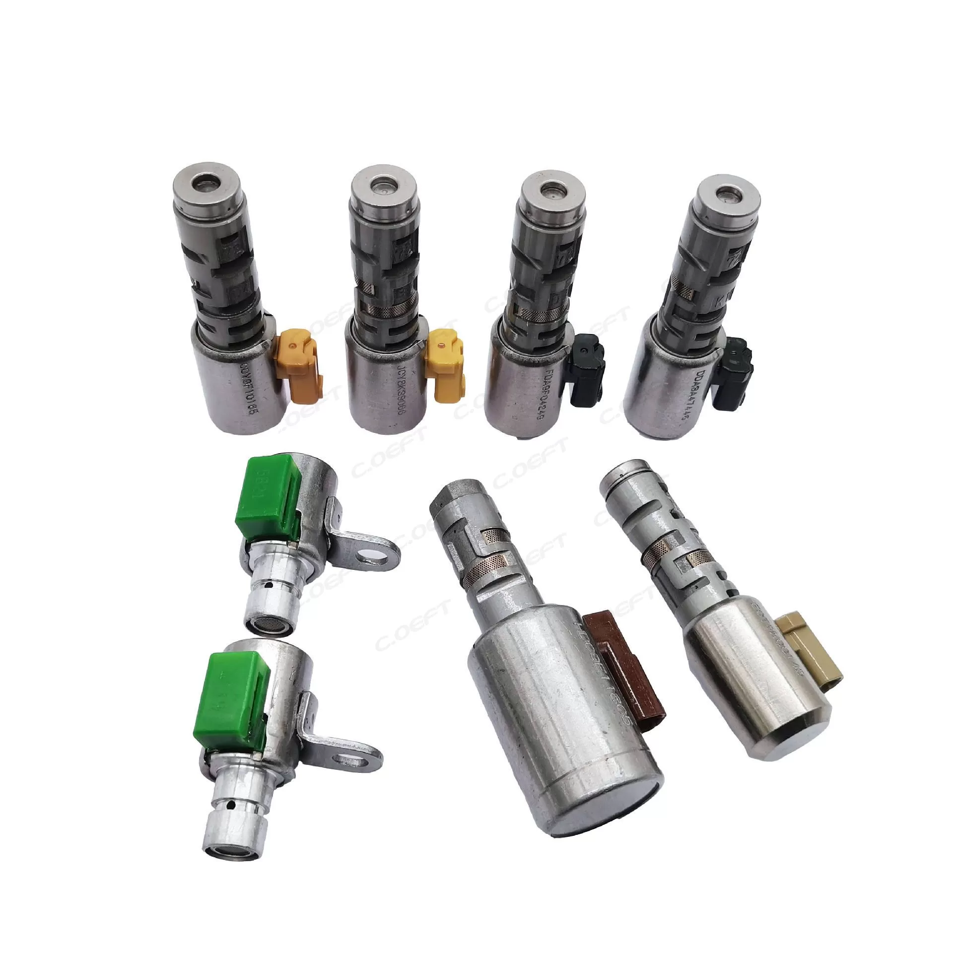 Rebuild Auto Parts Transmission Valve Transmission Solenoid Set 09D 8PCS/SET for Volkswagen Audi