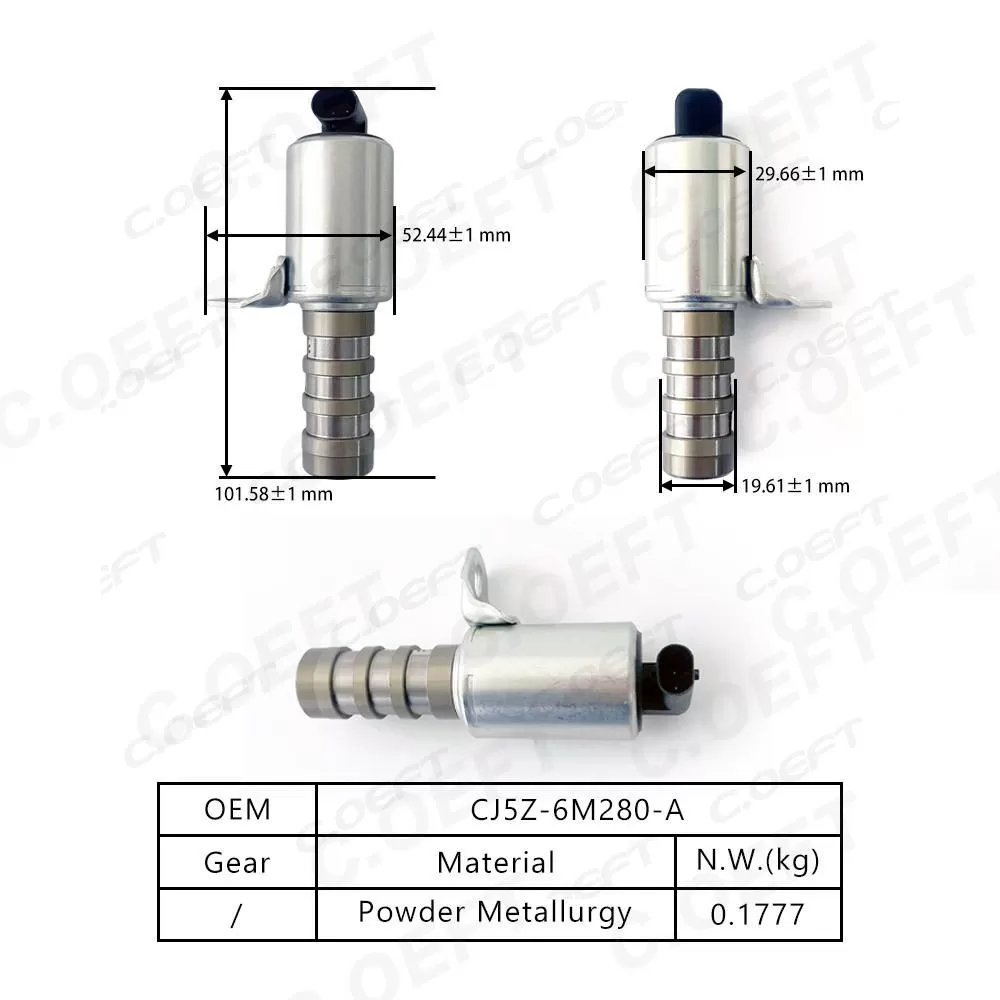 For Ford Auto Parts New Variable Valve Timing VVT Solenoid CJ5Z-6M280-A Engine Oil Control for Model Years"