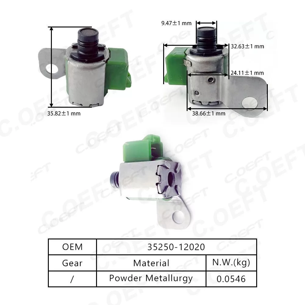 Wholesale Remanufactured Factory Transmission Solenoid Valve 35250-12020 152-0256 Engine Parts for Toyota