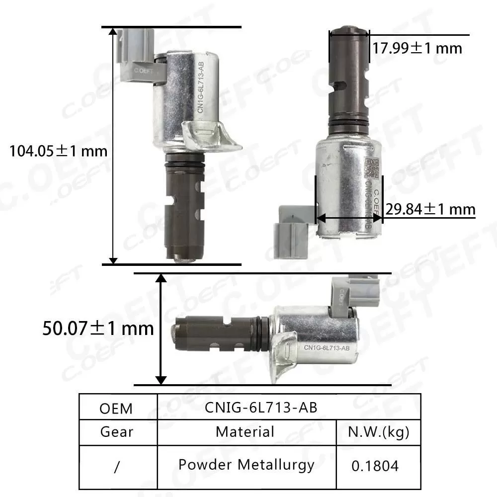 For Ford Focus New Automatic Camshaft Position Actuator Solenoid Valve Engine Timing Oil Control Valve CNIG-6L713-AB