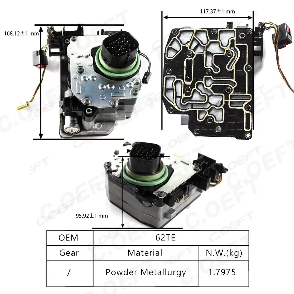 Remanufactured High Quality Transmission Valve Body 62TE for Dodge Chrysler