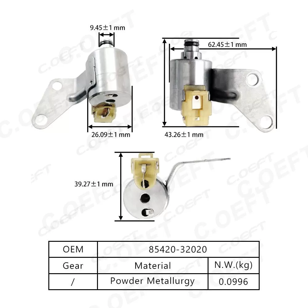 Refabrication High Quality Transmission Solenoid Valve 85420-32020 for Toyota SXV20