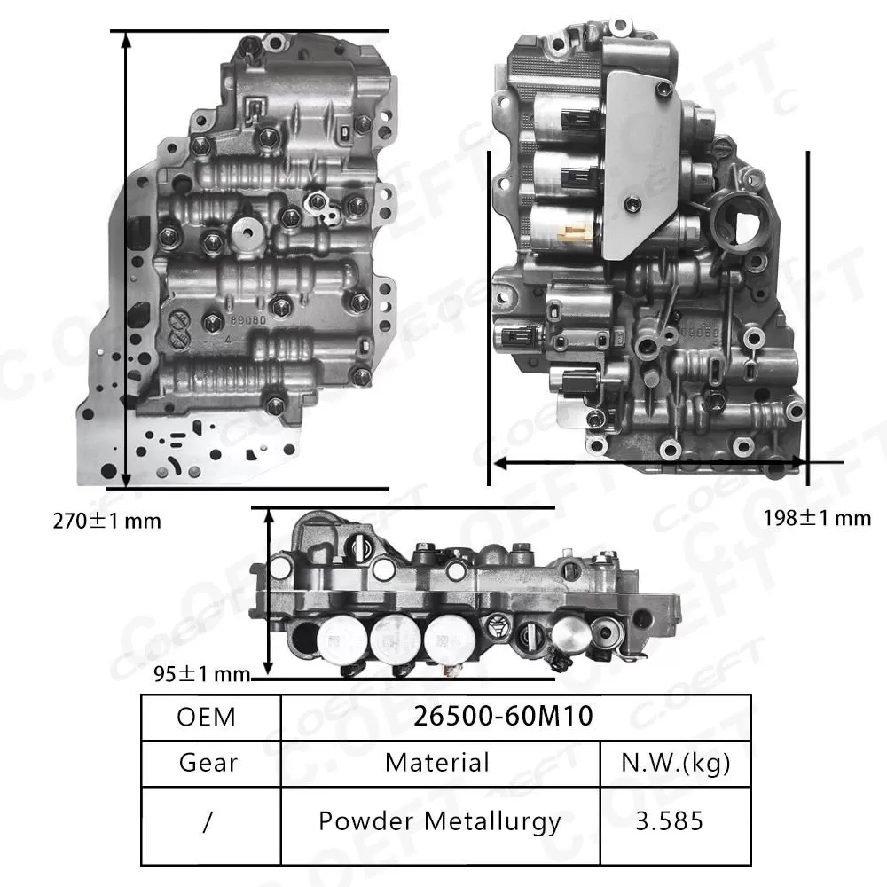 Refabrication High Quality Transmission Valve Body 26500-60M10 for Changan U440