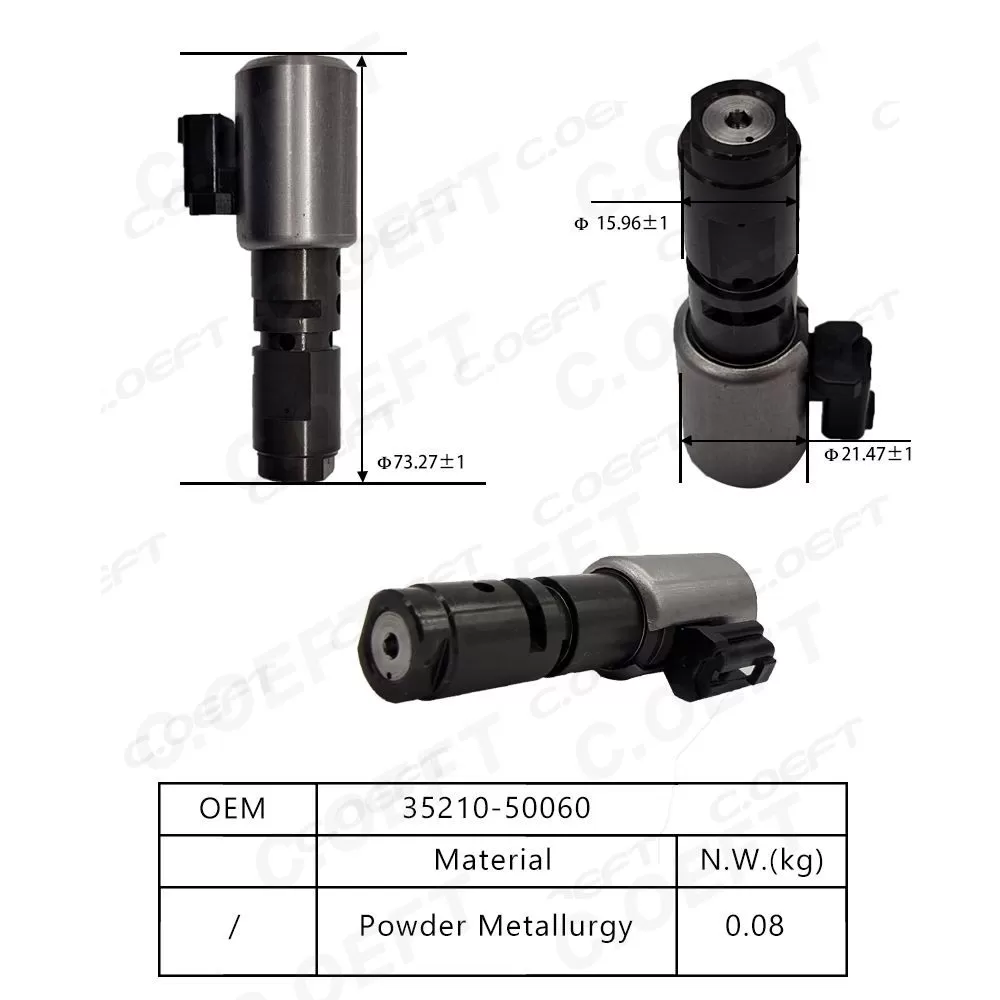 Rebuild Automatic Automatic Transmission Solenoid Transmission Solenoid Valve Transmission Valve 35210-50060 for Toyota Lexus