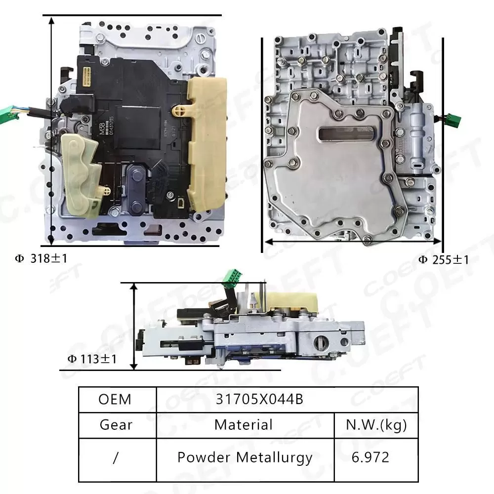 Remanufactured High Quality Transmission Valve Body 31705X044B for Nissan