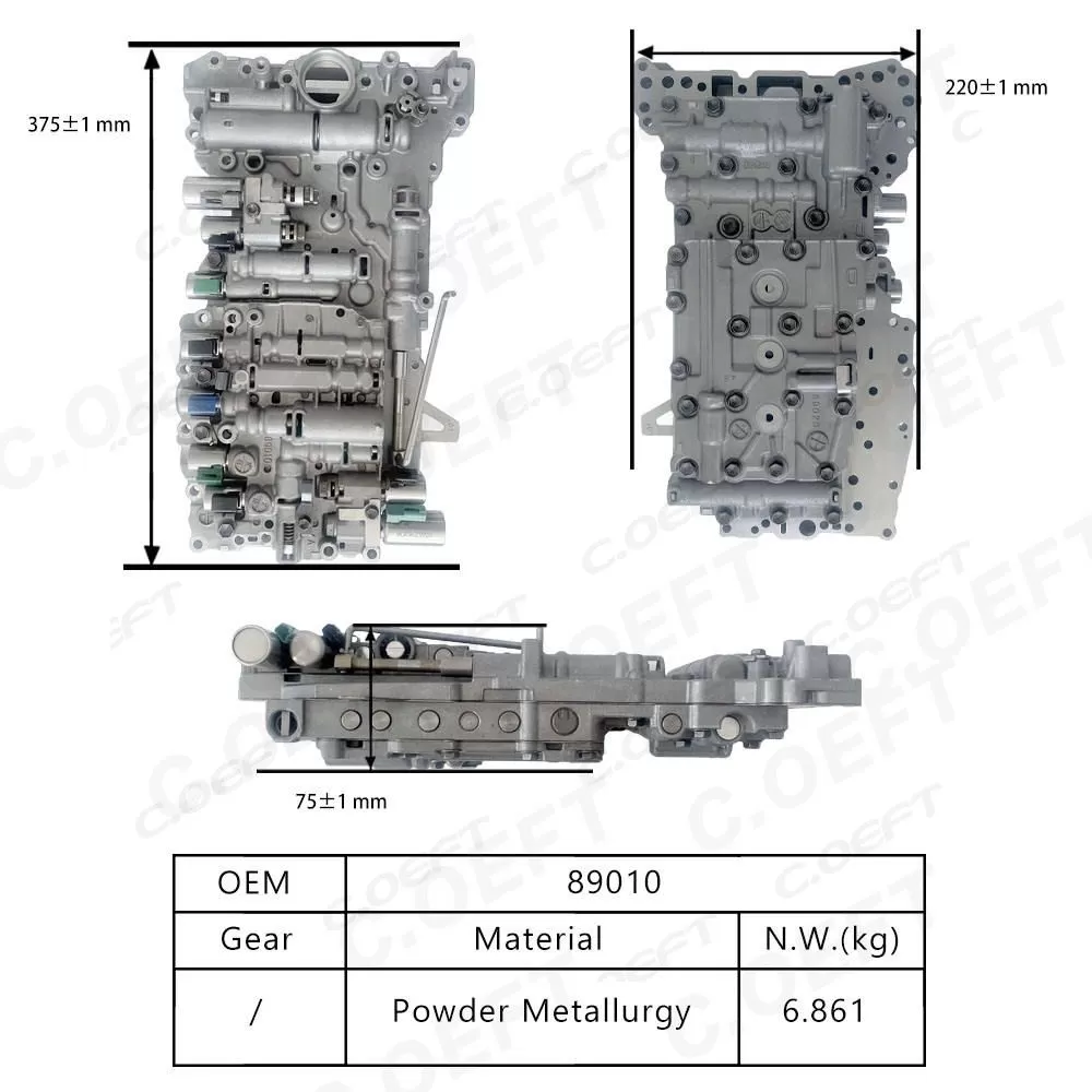 Refabricated Auto parts Transmission Valve Body Assembly 89010 for Toyota Land Cruiser 5700