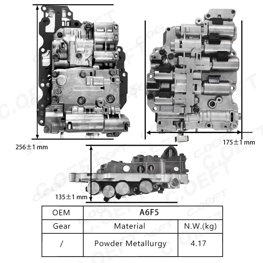 New Factory Wholesale Transmission Valve Body A6F5 for Dongan 6AT
