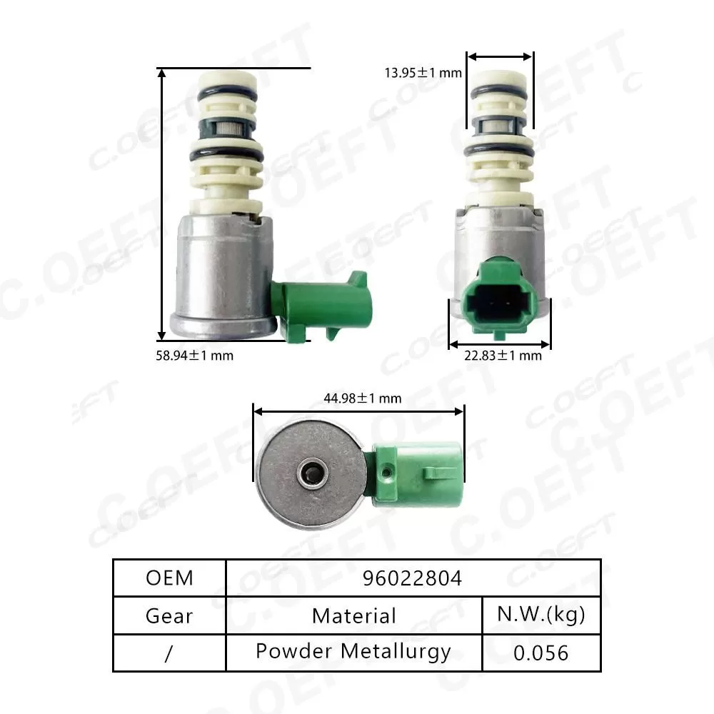 Refabrication High Quality Transmission Solenoid Valve 96022804 for BMW