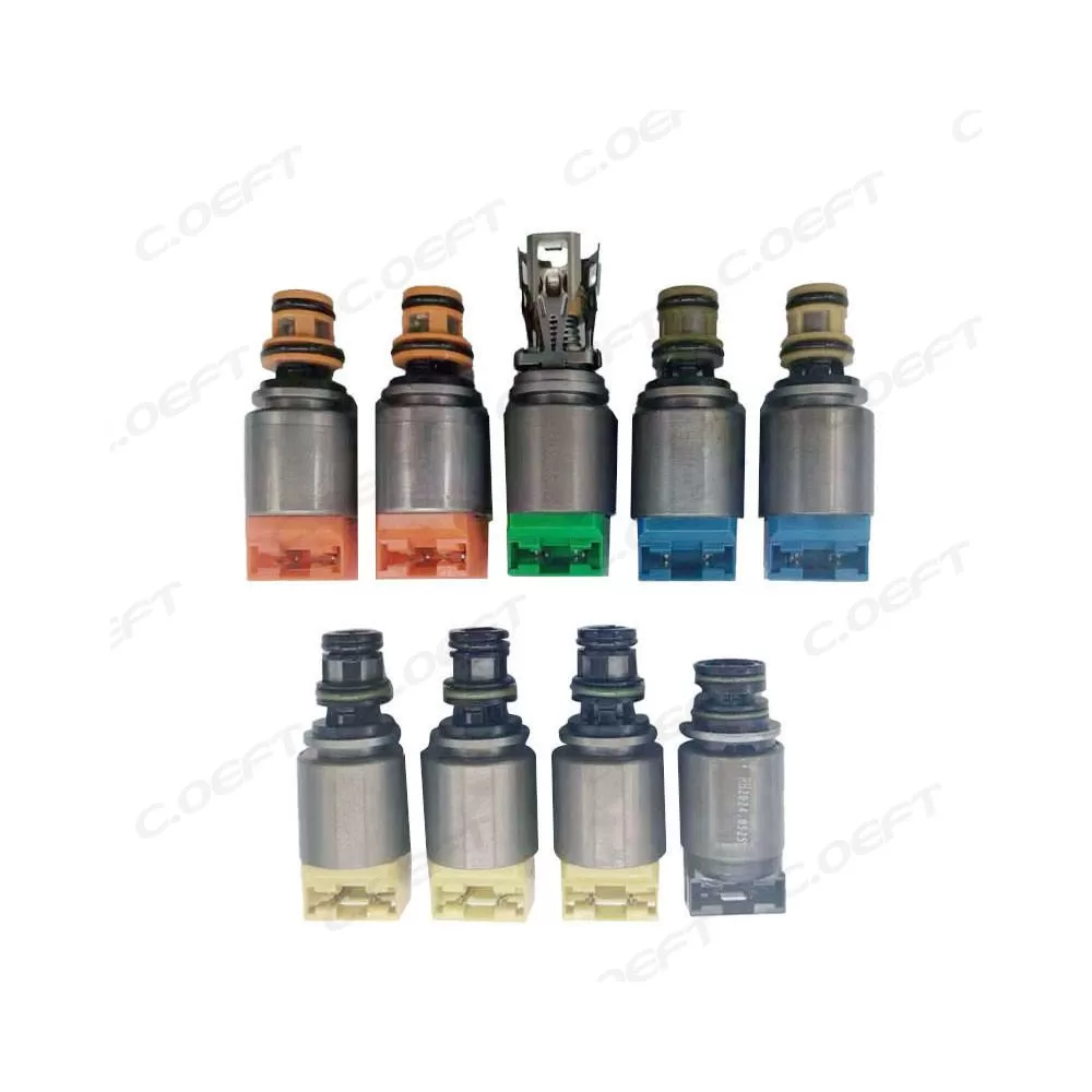 Rebuild High Quality Transmission Solenoid Set Gearbox Valve Kit 6HP-21 9PCS/SET for BMW