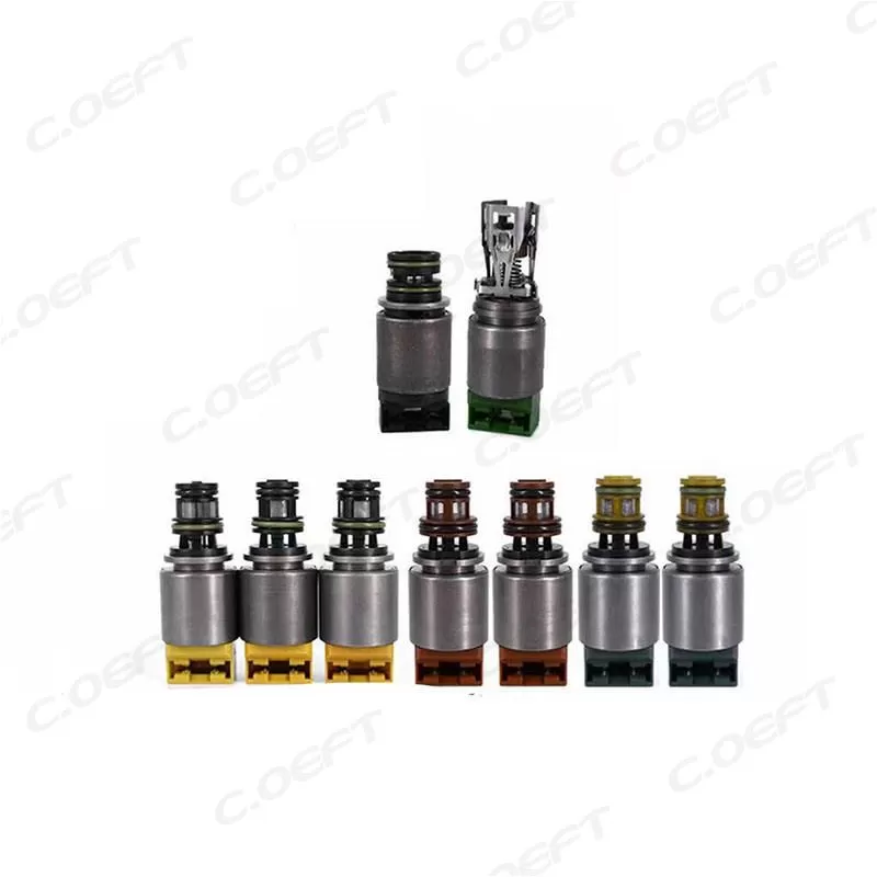 Rebuild High Quality Transmission Solenoid Set Gearbox Valve Kit 6HP-21 9PCS/SET for BMW