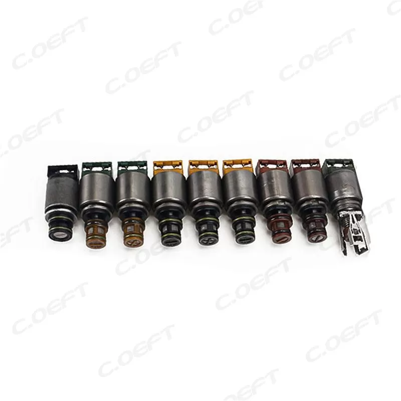 Rebuild High Quality Transmission Solenoid Set Gearbox Valve Kit 6HP-21 9PCS/SET for BMW