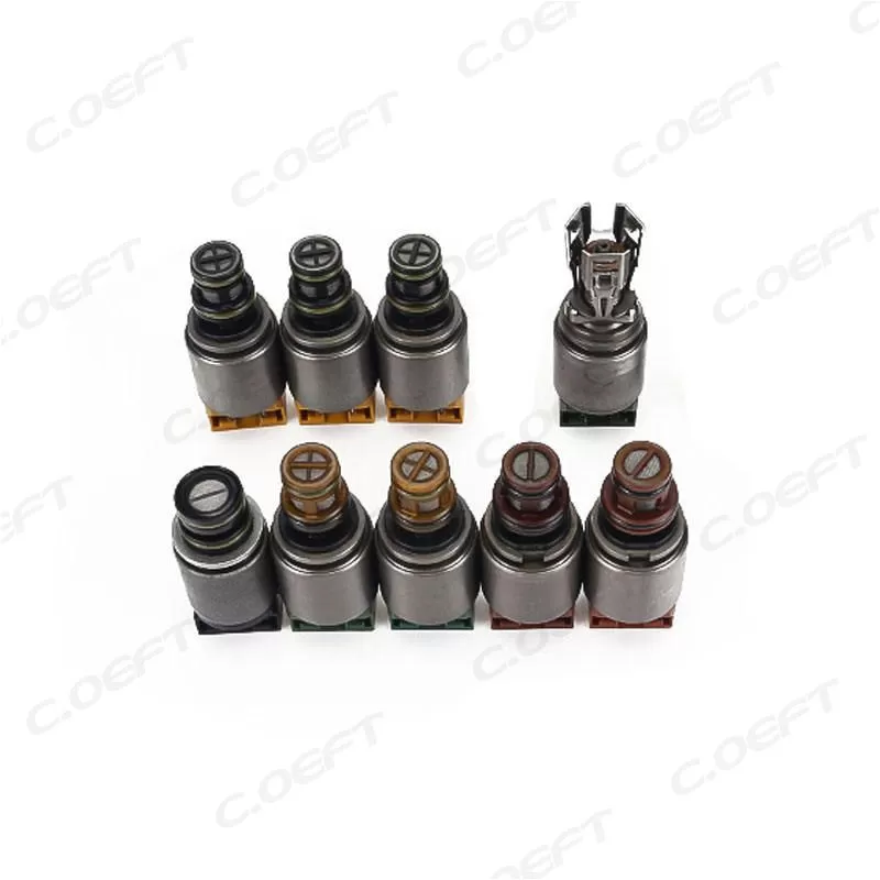 Rebuild High Quality Transmission Solenoid Set Gearbox Valve Kit 6HP-21 9PCS/SET for BMW